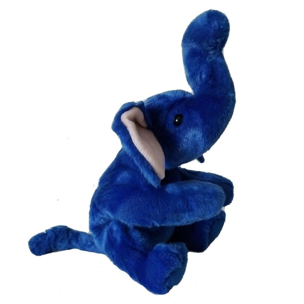 TY Beanie Baby Peanuts Blue Retired Rare 16 Inches from Head‎ to Tail